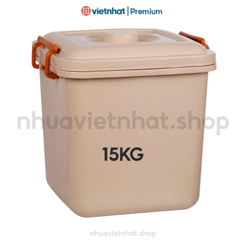 Thùng đựng gạo tiện ích 10kg - 15kg 53/5353 Nhựa Việt Nhật Shop