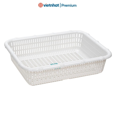 Rổ vuông nhựa đốt trúc 4 size dùng đựng đồ R3536 Nhựa Việt Nhật Shop