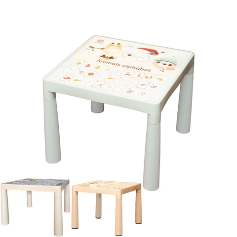 Bàn học sinh hình Vuông có in hình 1810-1 Nhựa Việt Nhật Shop