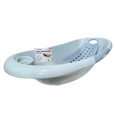 Chậu tắm phi thuyền Hokori cho bé sơ sinh 2202 Nhựa Việt Nhật Shop