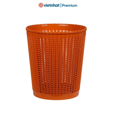 Giỏ nhựa đan mây đựng đồ Việt Nhật, thùng rác văn phòng kiểu dáng hiện đại S5155/5156/5157 Nhựa Việt Nhật Premium