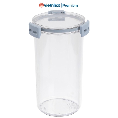 Hộp đựng thực phẩm đồ khô dáng tròn Hokori HKTH 6593/6594/6595 Nhựa Việt Nhật Premium
