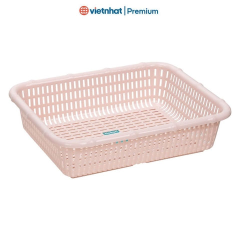 Rổ vuông nhựa đốt trúc 4 size dùng đựng đồ R3536 Nhựa Việt Nhật Shop
