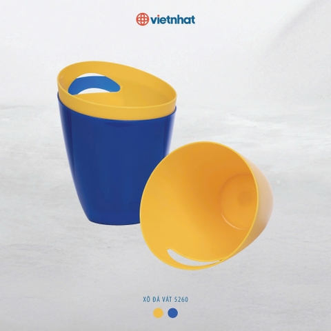 Xô Đá Vát Cổ Điển Bền Bỉ 5260 Nhựa Việt Nhật Premium