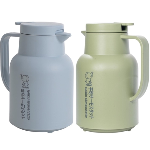 Bình giữ nhiệt ruột thủy tinh 1L 1.5L Hokori 3981-3982 Nhựa Việt Nhật Shop