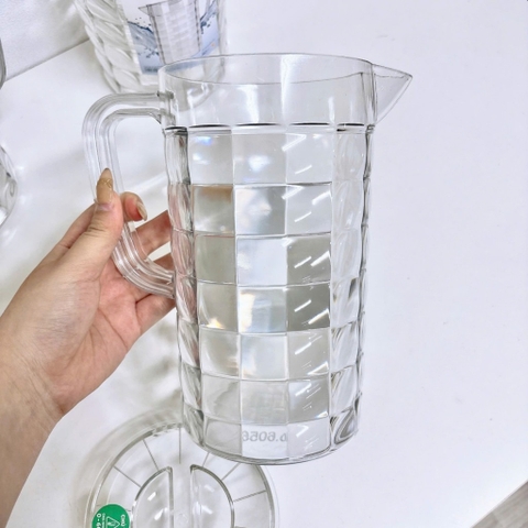 Ca đựng nước, ca nhựa trong, ca đựng nước trong suốt, ca kính 6056 Nhựa Việt Nhật Shop