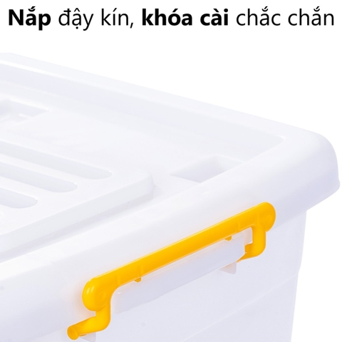 Thùng nhựa chữ Nhật 125L siêu bền 5329 Nhựa Việt Nhật Shop