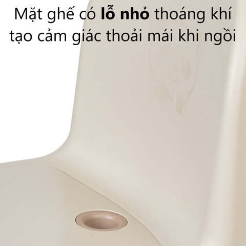 Ghế tựa trẻ em mẫu lưng tròn nhật 1952 Nhựa Việt Nhật Premium