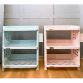 Kệ đựng bát đĩa chữ nhật 3 tầng tiện dụng, kệ nhật 3T 5528-3 Nhựa Việt Nhật Shop