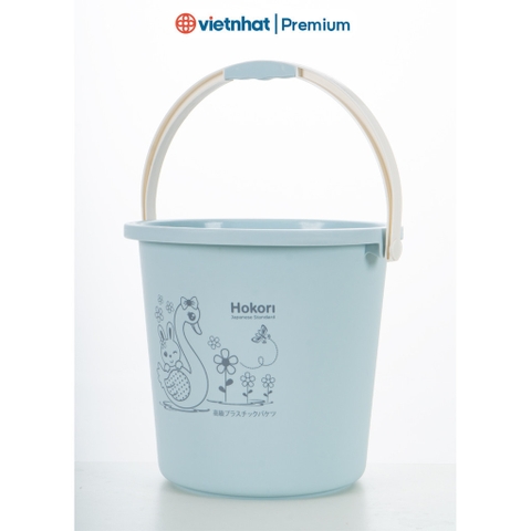Xô nhựa cao cấp Hokori 6L 11L đa năng, có quai xách X5211 Nhựa Việt Nhật shop
