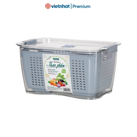 Hộp đựng thực phẩm 2 lớp đựng tủ lạnh Hokori B6588/89 Nhựa Việt Nhật Shop