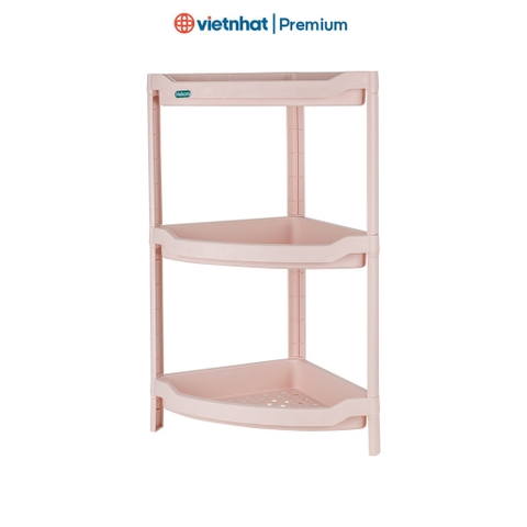 Kệ góc, kệ tam giác để đồ tiện lợi Hokori 2 tầng, 3 tầng 5555 Nhựa Việt Nhật Shop