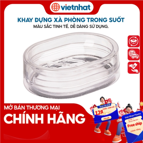 Hộp đựng xà phòng, khay xà phòng tiện lợi phong cách nhật K5601 Nhựa Việt Nhật shop