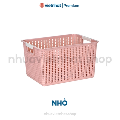 Rổ đan mây đựng đồ đa năng 3 size đựng quần áo, đồ dùng R3415 Nhựa Việt Nhật shop