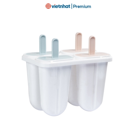 Khuôn làm kem que nhựa có nắp nhỏ gọn, tiện dụng, nhiều ngăn 5616/5617/5618 KLK Nhựa Việt Nhật Shop