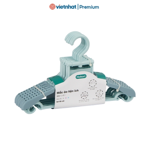 Mắc áo nhựa, mắc áo tiện ích Hokori M2832 Nhựa Việt Nhật shop