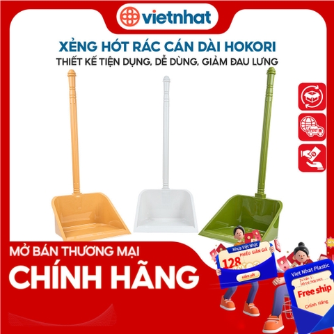 Xẻng cán dài tiện lợi, không cúi người Hokori X5829 Nhựa Việt Nhật Shop