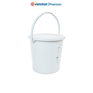 Xô nhựa, xô đựng nước, xô 15L có nắp Hokori X5238 Nhựa Việt Nhật shop