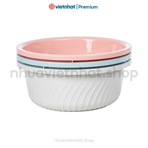 Chậu nhựa cao cấp Hokori, chậu đa năng 3T, 3T6 - 2315/2316 chậu rửa mặt nhựa bóng đẹp Nhựa Việt Nhật Shop