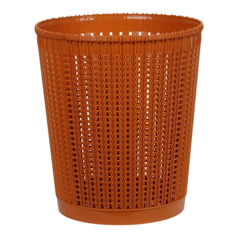 Giỏ nhựa đan mây đựng đồ Việt Nhật, thùng rác văn phòng kiểu dáng hiện đại S5155/5156/5157 Nhựa Việt Nhật Premium