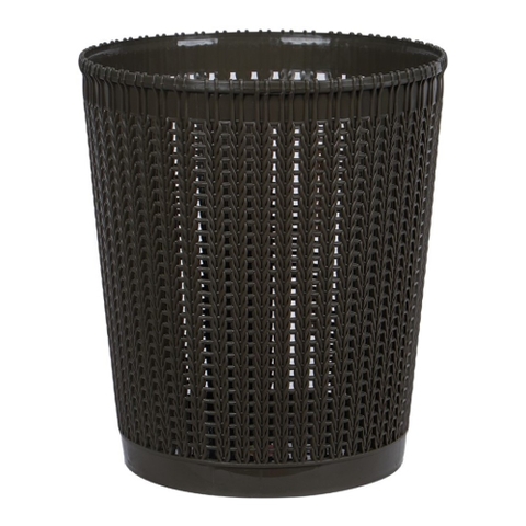 Giỏ nhựa đan mây đựng đồ Việt Nhật, thùng rác văn phòng kiểu dáng hiện đại S5155/5156/5157 Nhựa Việt Nhật Premium
