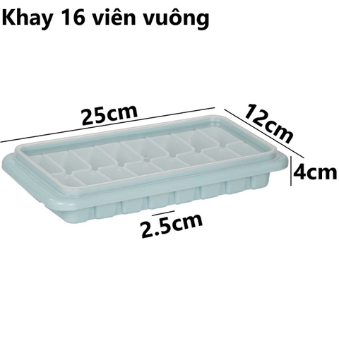 Khay đá 8 - 9 - 12 viên, vỉ đá, vỉ đá nắp, vỉ đá nắp  6932,33,34 Nhựa Việt Nhật Shop