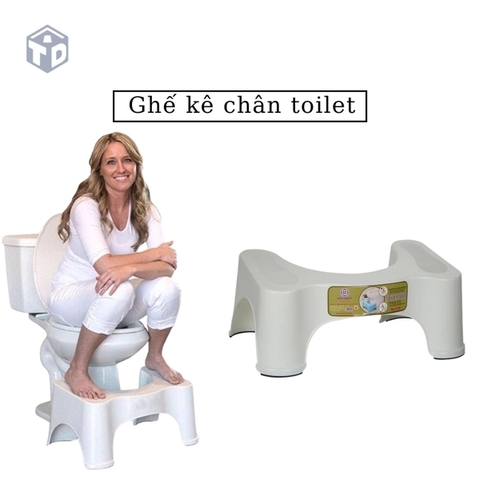 Ghế kê chân toilet chống táo bón, ghế kê chân toilet khi đi vệ sinh 2136 Nhựa Việt Nhật Shop
