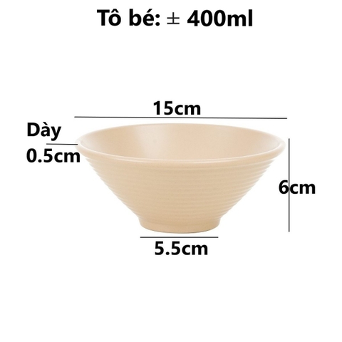 Tô xoắn nhám, tô loe, bát loa đủi size nhựa nhám 6843/6844/6845 Nhựa Việt Nhật Shop