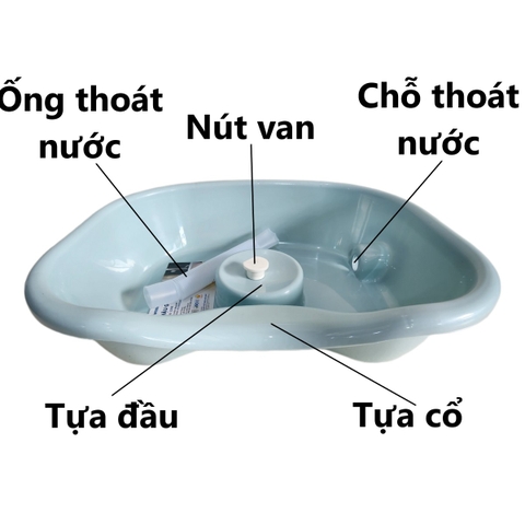 Chậu gội đầu tại giường cho người già, bà bầu, trẻ nhỏ, 2206 Nhựa Việt Nhật shop