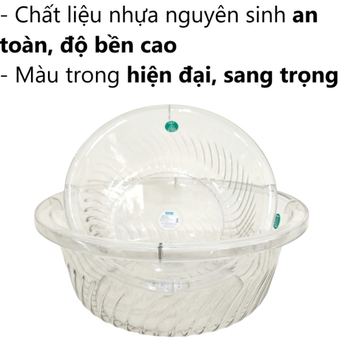 Chậu nhựa cao cấp Hokori, chậu đa năng 3T, 3T6 - 2315/2316 chậu rửa mặt nhựa bóng đẹp Nhựa Việt Nhật Shop