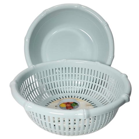 Bộ chậu, rổ đốt trúc 2T6, 2T9 Hokori 2324-1, 2325-1  Nhựa Việt Nhật Shop