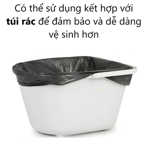 Bệ vệ sinh di động cho người già, trẻ em Việt Nhật 5459 Nhựa việt Nhật Premium