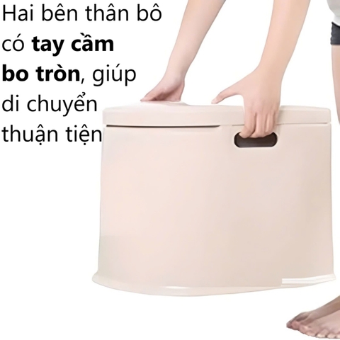 Bệ vệ sinh di động cho người già, trẻ em Việt Nhật 5459 Nhựa việt Nhật Premium
