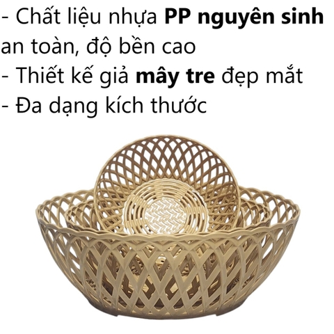 Rổ tròn mây trung 3286