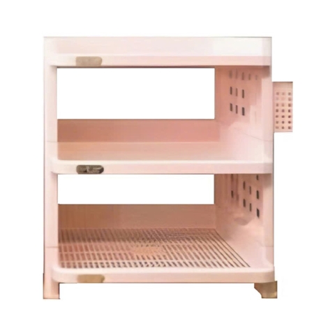 Kệ đựng bát đĩa chữ nhật 3 tầng tiện dụng, kệ nhật 3T 5528-3 Nhựa Việt Nhật Shop