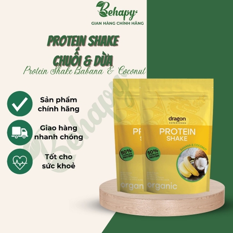 Protein shake chuối và dừa 450gr - Dragon