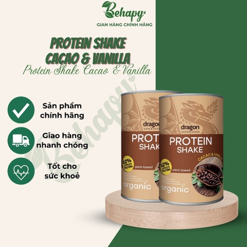 Protein shake cacao và vanilla 500gr - Dragon