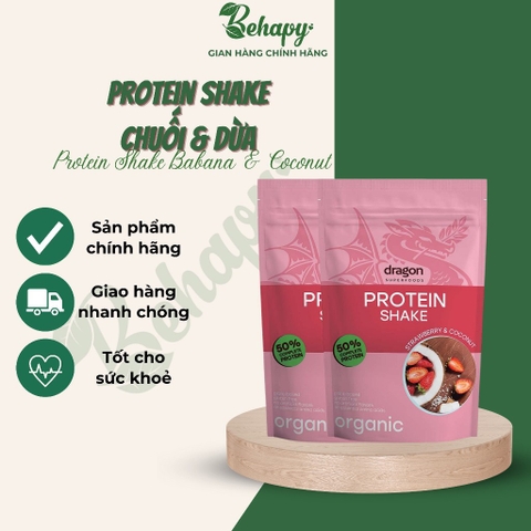 Protein shake dâu và dừa 450gr - Dragon