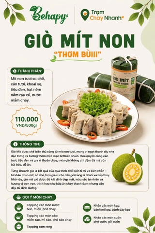Giò mít non chay truyền thống Tachay Food