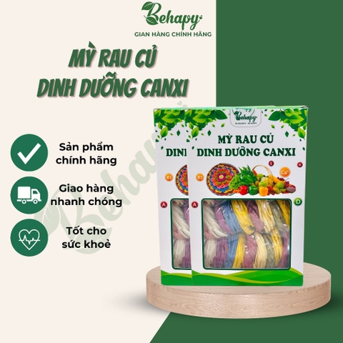 Mỳ rau củ canxi Behapy 500gr