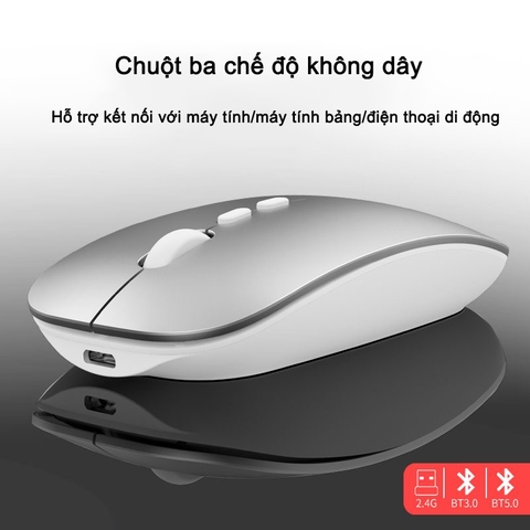 Chuột không dây không ồn acer OMR050 Bluetooth 2.4Ghz
