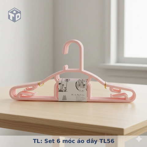 TL: Set 6 móc áo dây TL56
