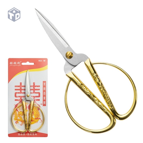 SG: Kéo Rồng Cán Vàng (T432) - (Cái)