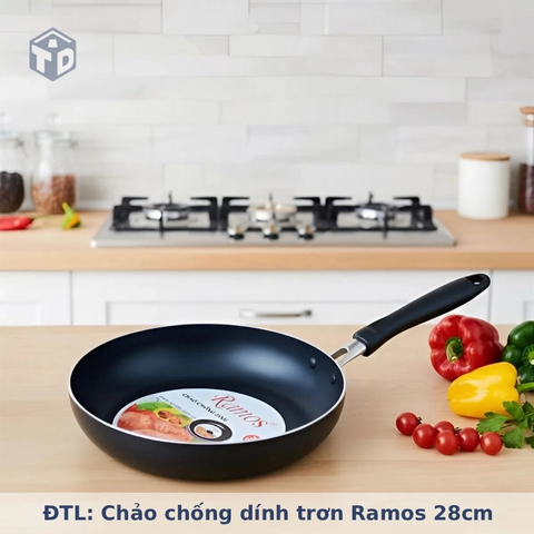ĐTL: Chảo chống dính trơn Ramos 28cm