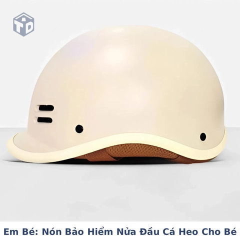 Em Bé: Nón Bảo Hiểm Nửa Đầu Cá Heo Cho Bé