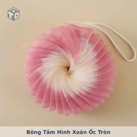 Bông Tắm Hình Xoăn Ốc Tròn