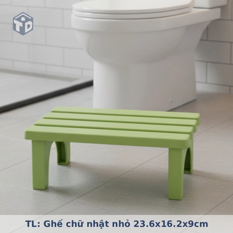 TL: Ghế chữ nhật nhỏ 23.6x16.2x9cm