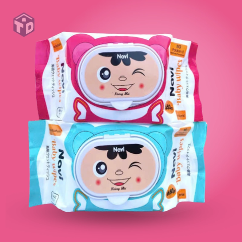 Navi: 1 Gói Khăn Ướt Baby Gấu