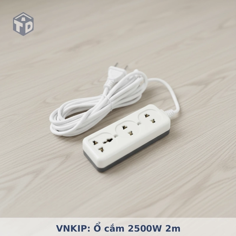VNKIP: Ổ cắm 2500W 2m