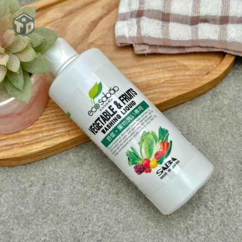 KBN Hàng Nhật, Tem phụ & HĐ: Nước Rửa Rau Củ Quả EcoSabao (T30)